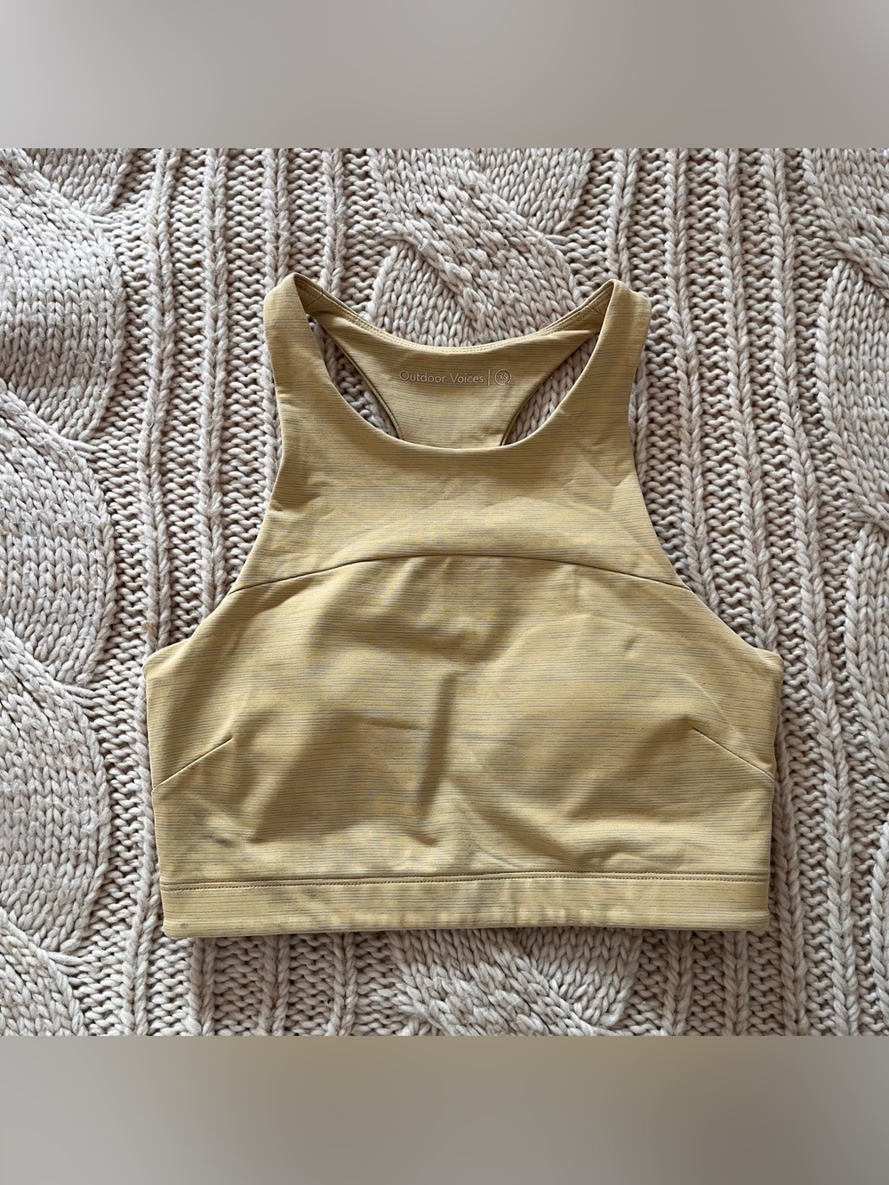 Outdoor Voices Racerback Longline Sports Bra SZ XS